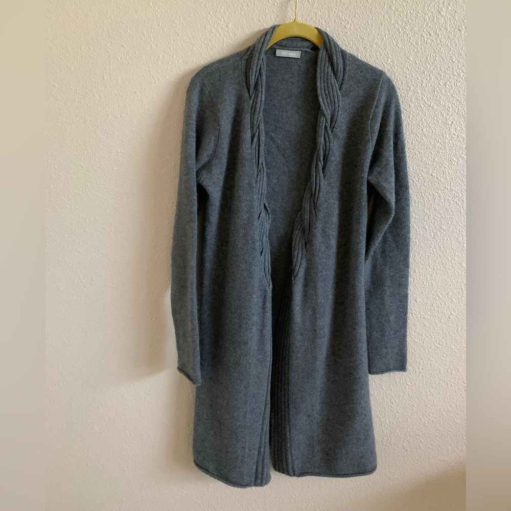 Hayden 100% Cashmere long open front sweater🌴